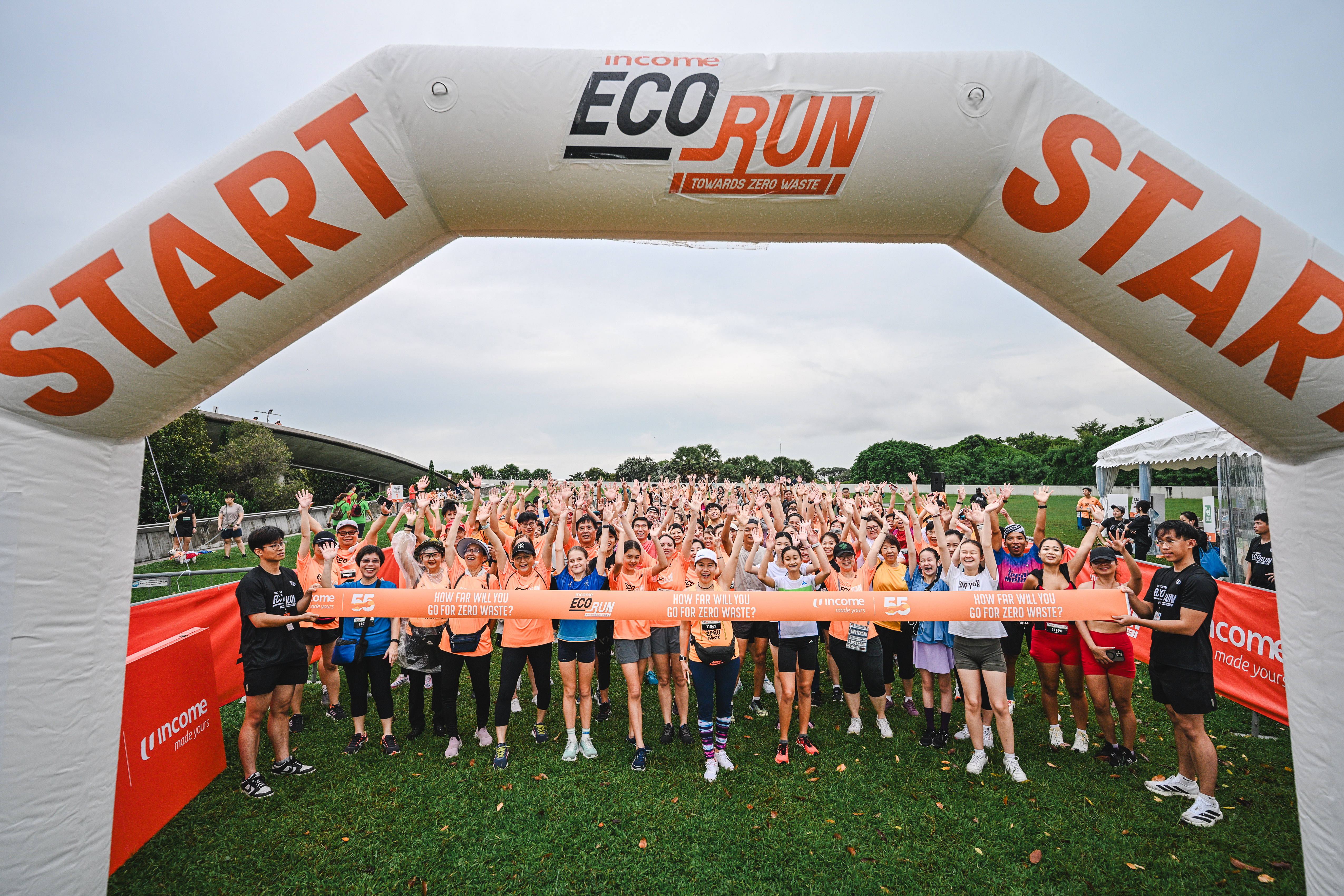 Income Eco Run 2025 - one of Singapore's leading mass runs championing Zero Waste